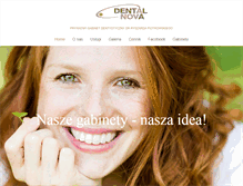 Tablet Screenshot of dentalnova.pl